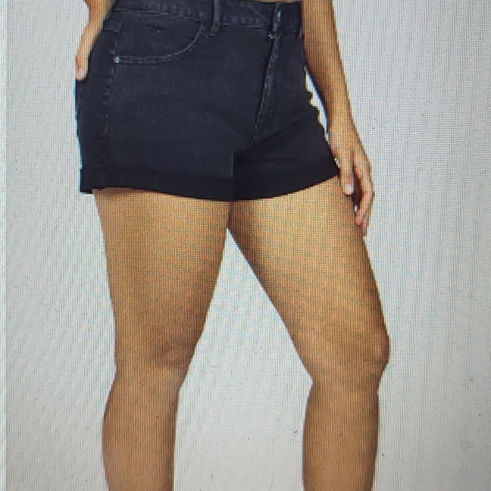 Rewash Brand SUPER HIGH RISE MOM SHORT W/ CUFF Size 5/27 NWT - Picture 2 of 12